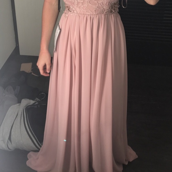 Blush pink prom dress - Picture 2 of 7
